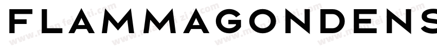 FlammaGondensed Bold字体转换